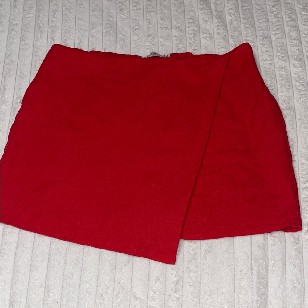 Abercrombie & Fitch Red Skort | Size Large
